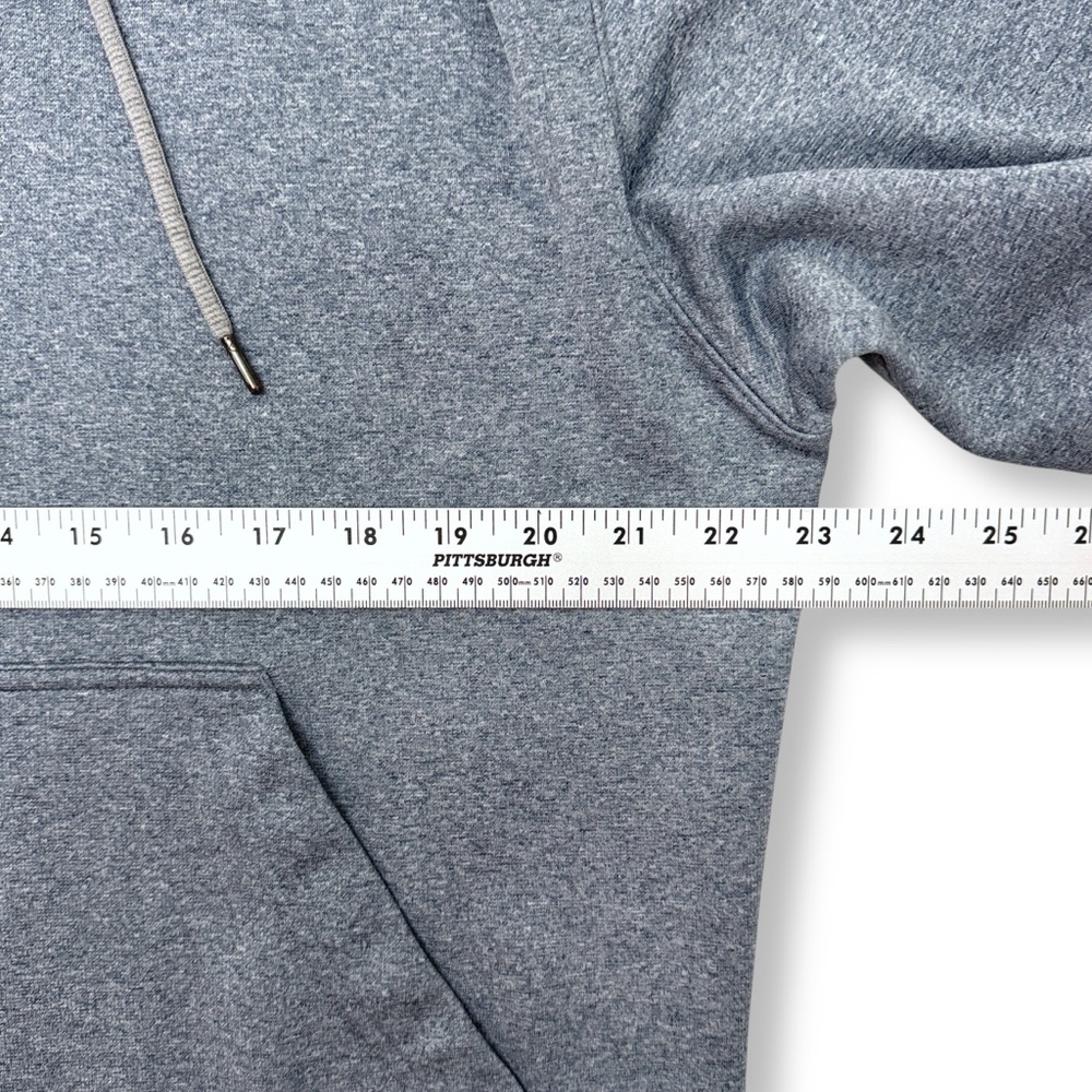 Under Armour Men's Hustle Fleece Hoodie Medium Blue‎ Gray Pullover Sweatshirt - Picture 6 of 13